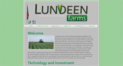 Desktop Screenshot of lundeenfarms.com